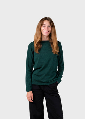 Klitmøller Collective ApS Charlotte knit Knitted sweaters Moss Green