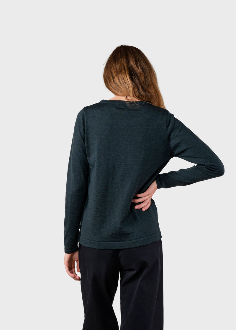 Klitmøller Collective ApS Charlotte knit Knitted sweaters Olive