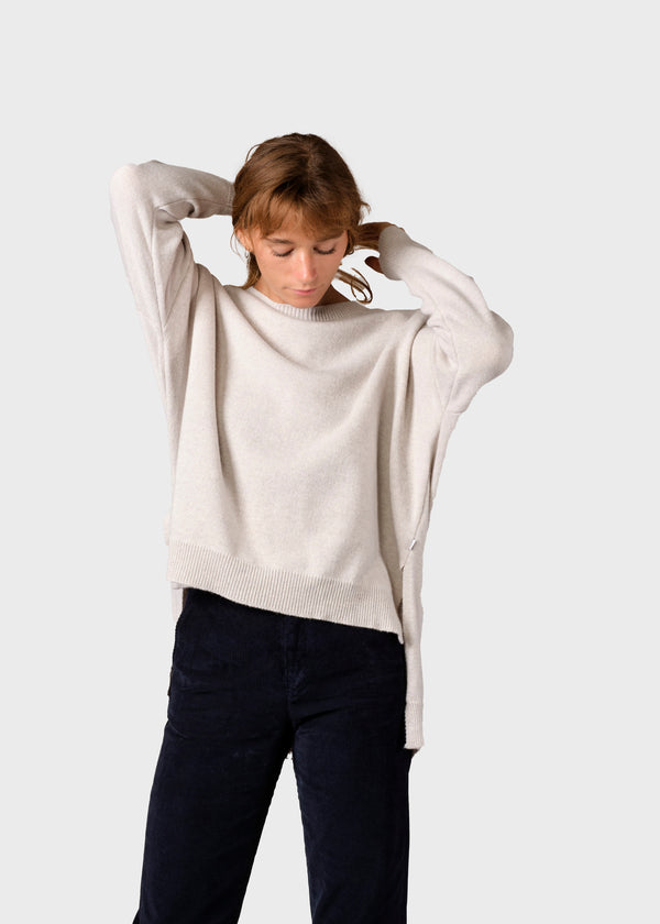 Klitmøller Collective ApS Cirkeline knit Knitted sweaters Pastel grey