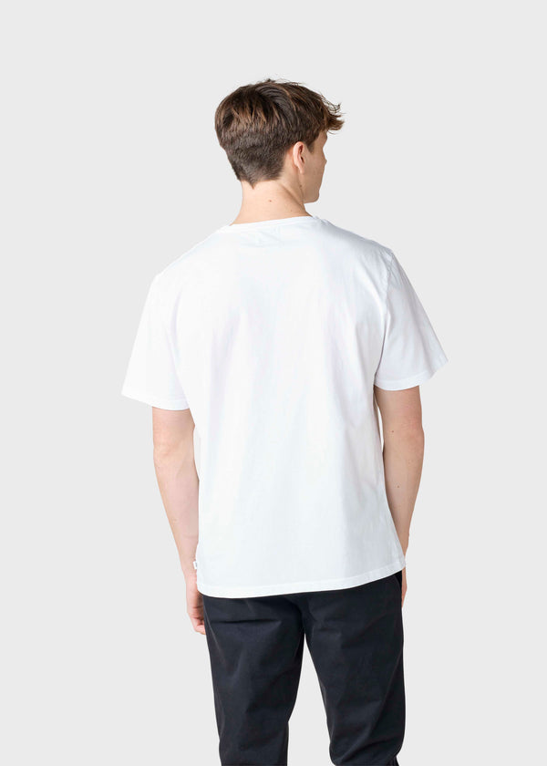 Klitmøller Collective ApS Colours tee  T-Shirts White/ocean print