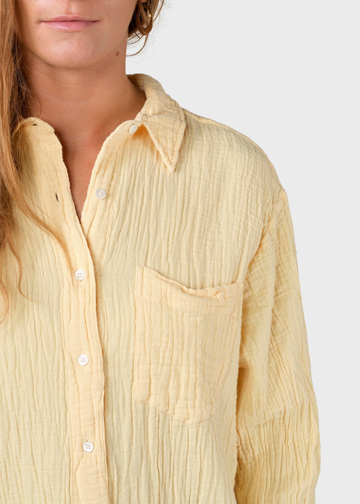 Klitmøller Collective ApS Dahlia shirt Shirts Lemon sorbet