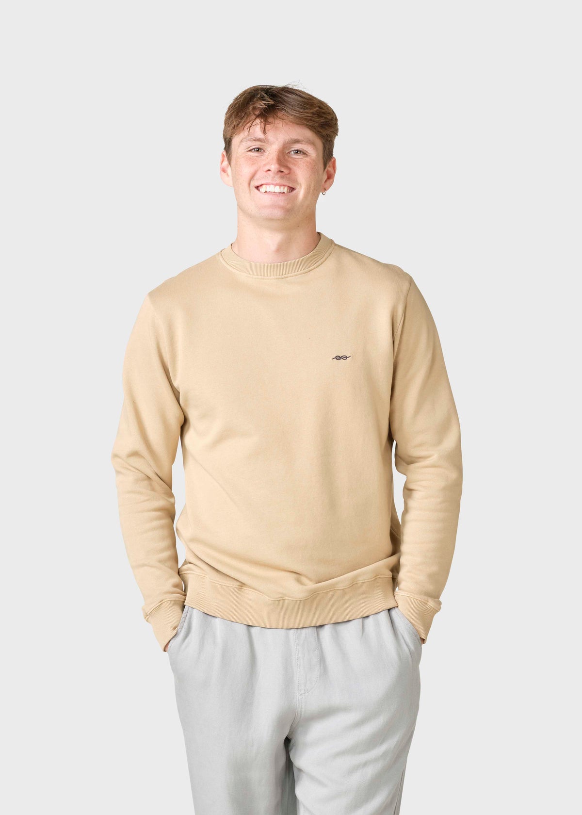 Klitmøller Collective ApS Damon sweat Sweatshirts Sand