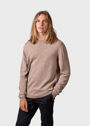 Klitmøller Collective ApS Daniel knit Knitted sweaters Sand