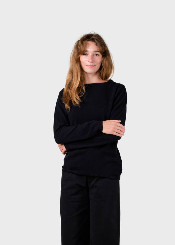 Klitmøller Collective ApS Daniella knit Knitted sweaters Black