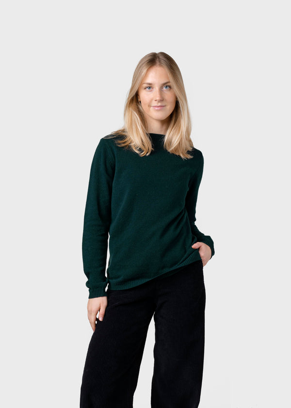Klitmøller Collective ApS Daniella knit Knitted sweaters Moss Green
