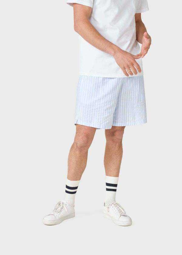 Klitmøller Collective ApS Donald shorts  Walkshorts Light blue/cream
