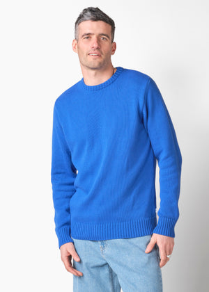 Klitmøller Collective ApS Dylan Knit Knitted sweaters Surf blue