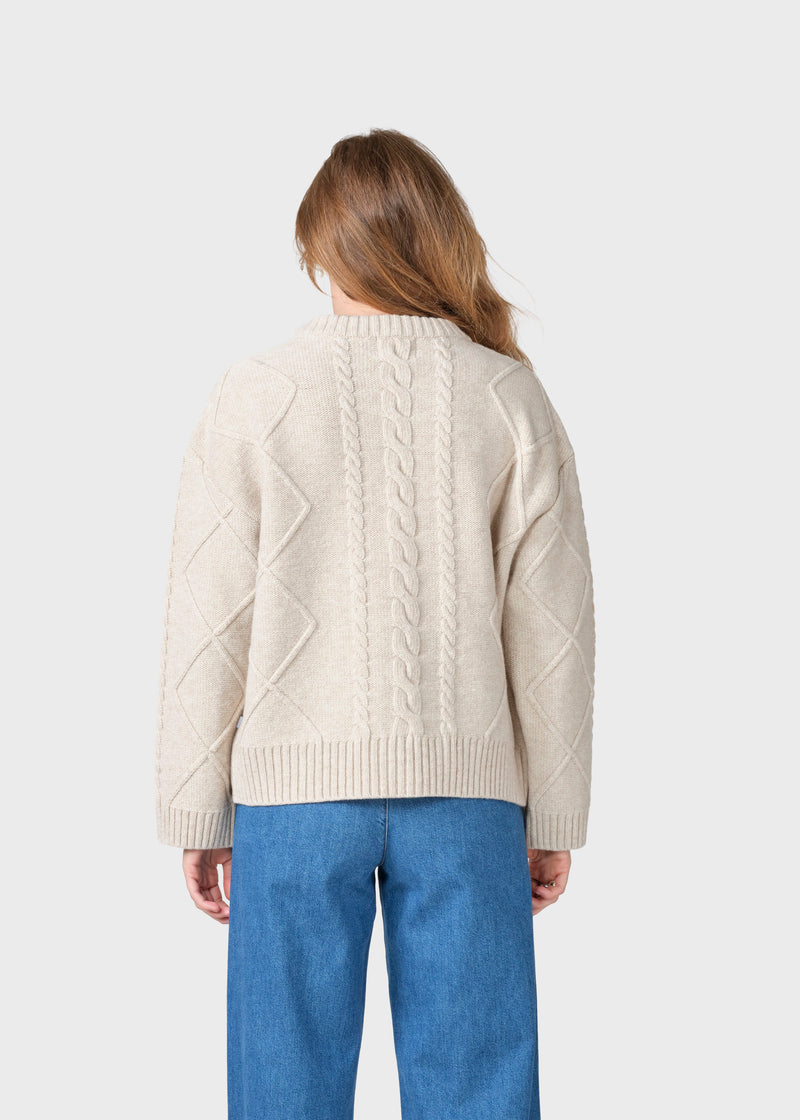Klitmøller Collective ApS Eden knit  Knitted sweaters Pastel sand