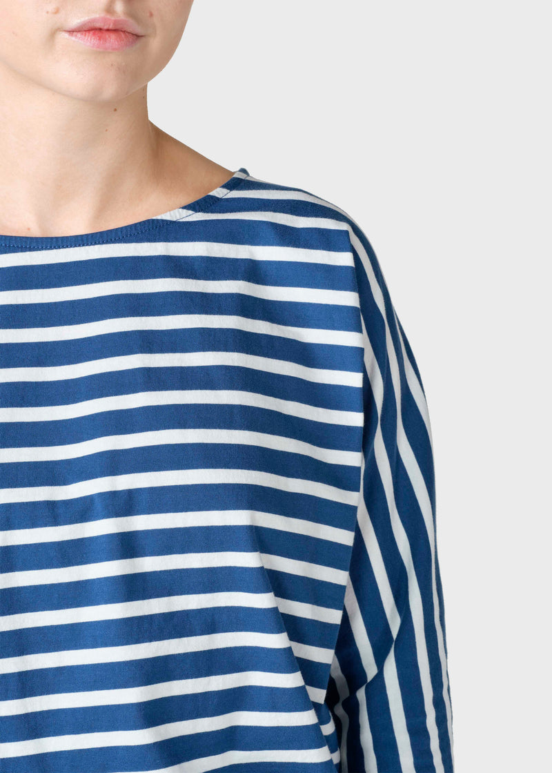 Klitmøller Collective ApS  Emma striped tee T-Shirts Ocean/cream