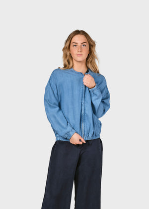 Klitmøller Collective ApS Esther jacket Jackets Light blue chambrey