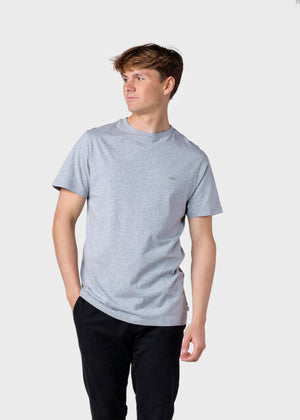 Klitmøller Collective ApS Felix tee T-Shirts Grey melange