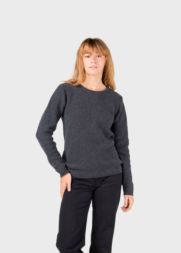 Klitmøller Collective ApS Fenja Knit Knitted sweaters Anthracite