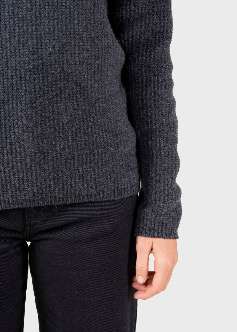 Klitmøller Collective ApS Fenja Knit Knitted sweaters Anthracite