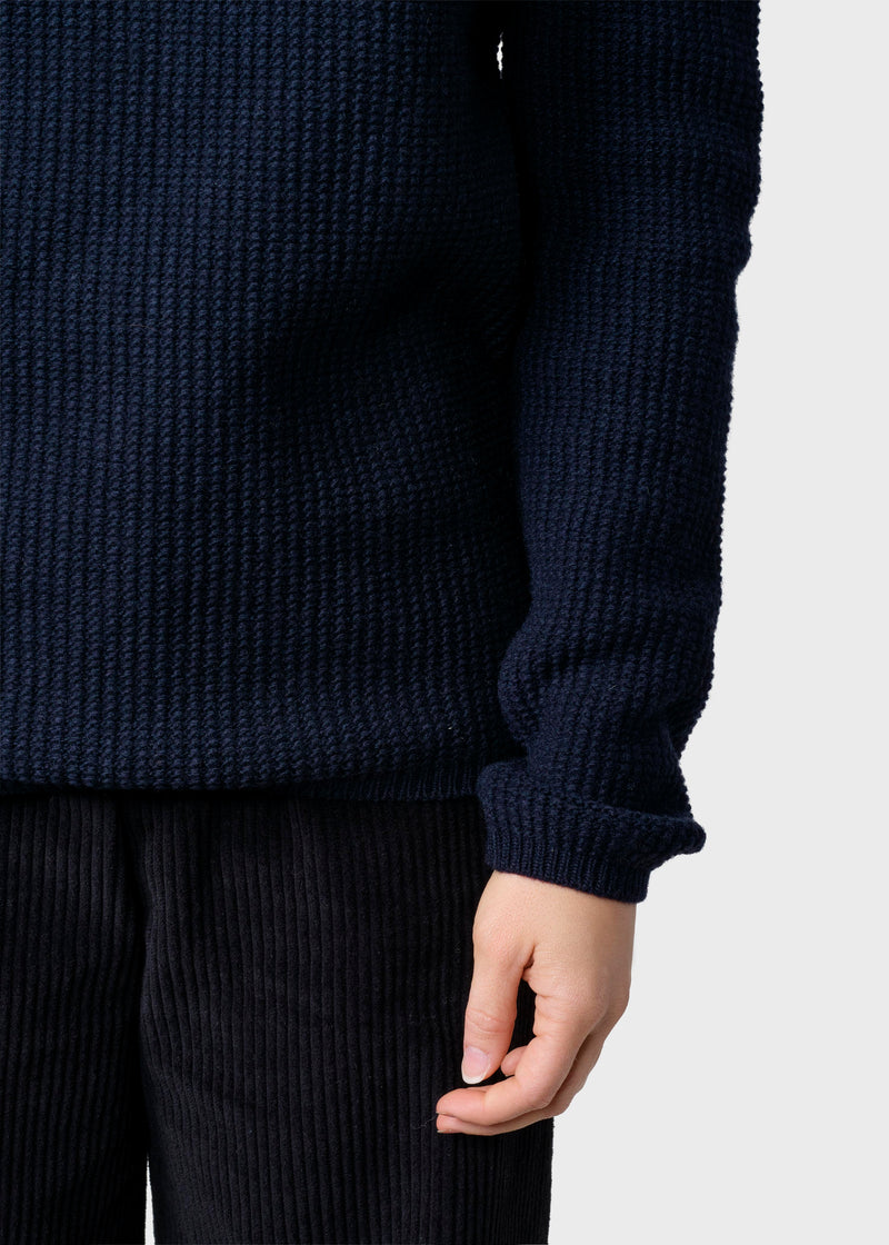 Klitmøller Collective ApS Fenja Knit Knitted sweaters Navy