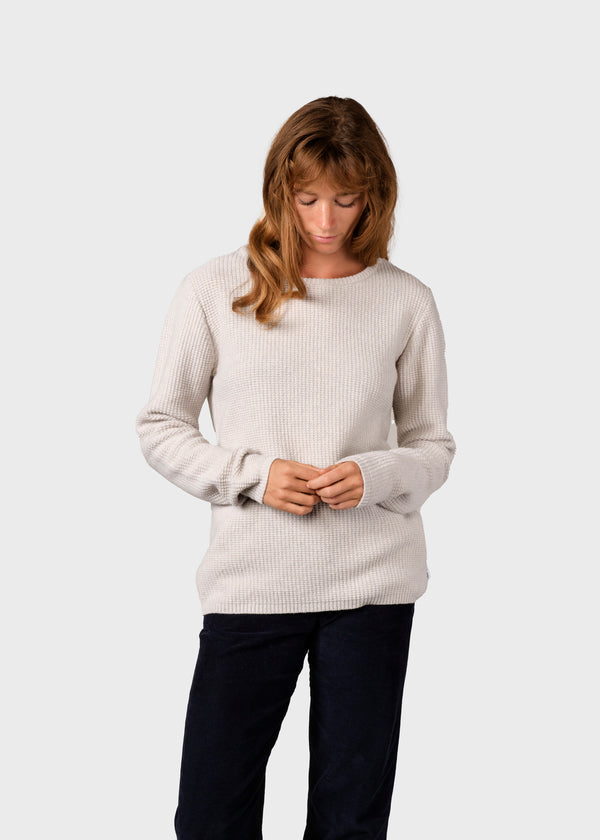 Klitmøller Collective ApS Fenja Knit Knitted sweaters Pastel grey