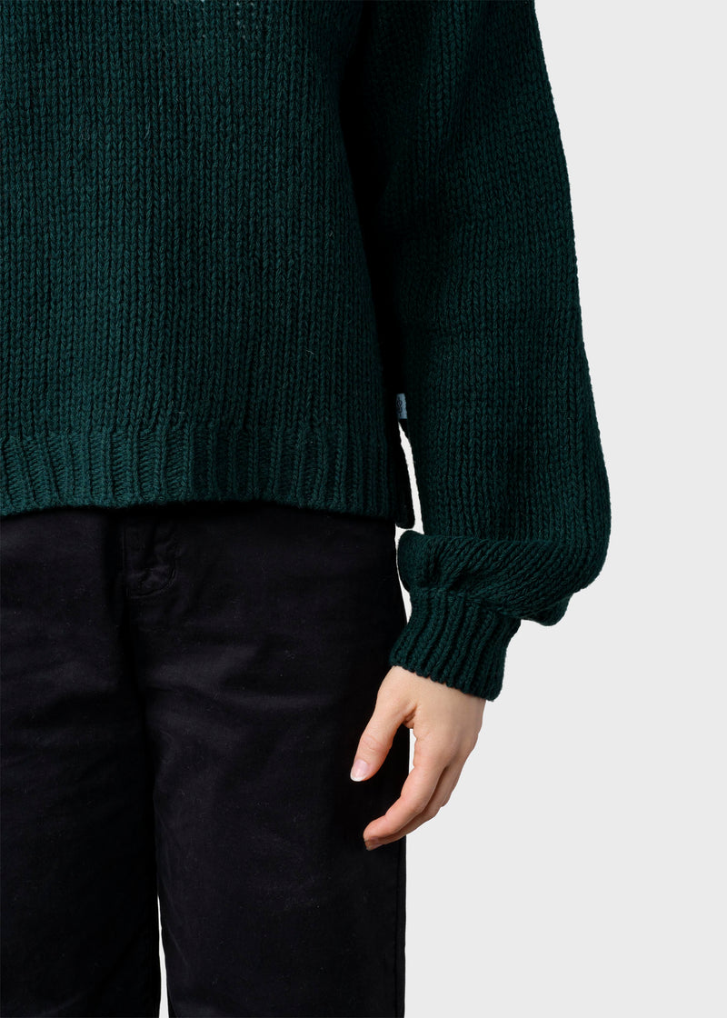 Klitmøller Collective ApS Fie knit Knitted sweaters Moss Green