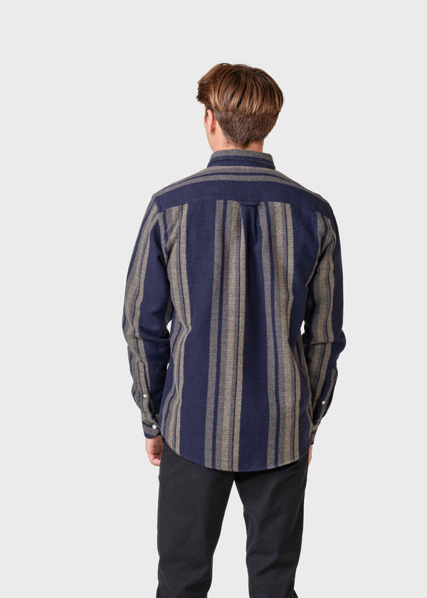 Klitmøller Collective ApS Filipe shirt Shirts Sand/navy