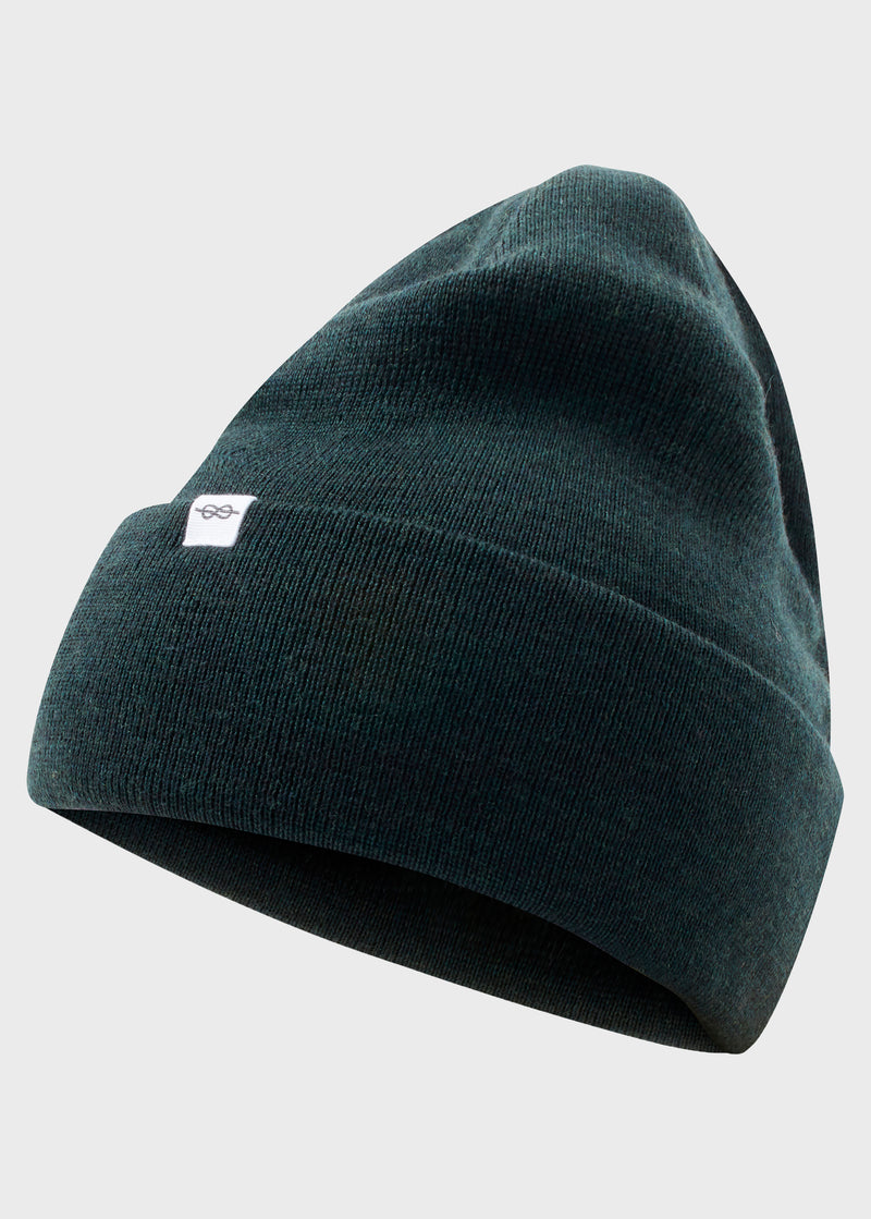 Klitmøller Collective ApS Fine rib beanie Beanies Olive