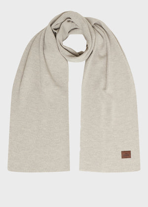 Klitmøller Collective ApS Fine rib scarf Scarfs Pastel grey