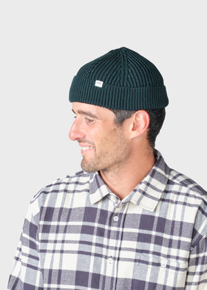 Klitmøller Collective ApS Fine short beanie  Beanies Olive