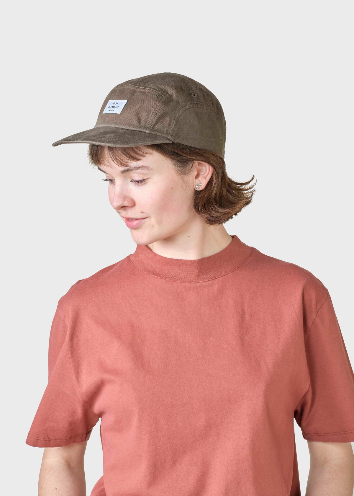 Klitmøller Collective ApS Five panel cap Caps Taupe