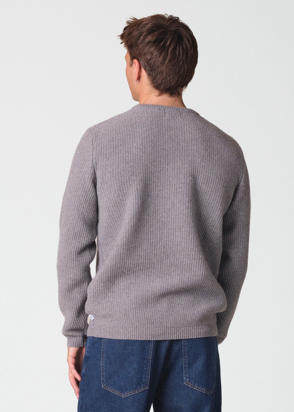 Klitmøller Collective ApS Frede knit Knitted sweaters Light grey