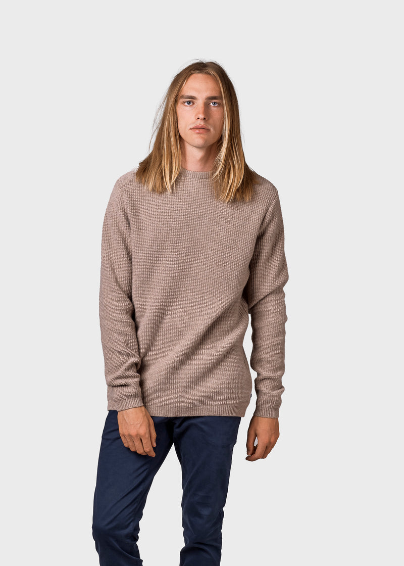 Klitmøller Collective ApS Frede knit Knitted sweaters Sand