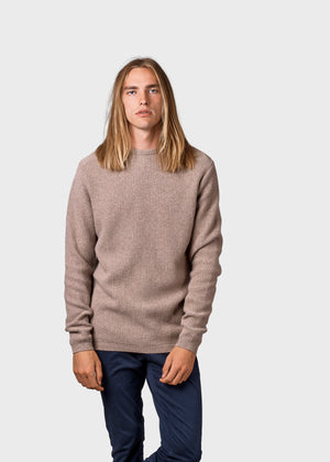 Klitmøller Collective ApS Frede knit Knitted sweaters Sand