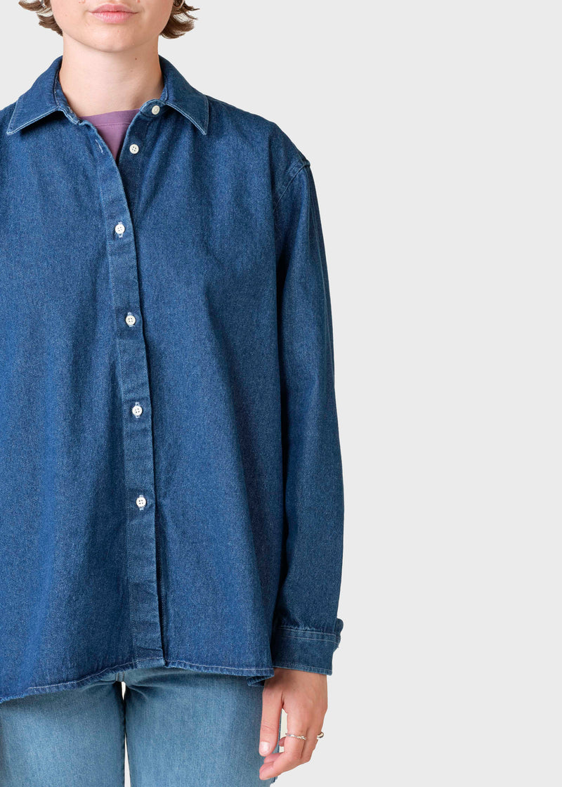 Klitmøller Collective ApS Freja shirt Shirts Medium stonewash denim