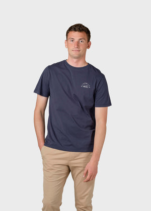 Klitmøller Collective ApS Gabriel tee T-Shirts Navy