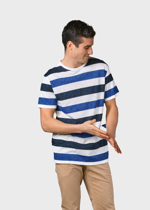 Klitmøller Collective ApS  George tee T-Shirts Navy/ocean