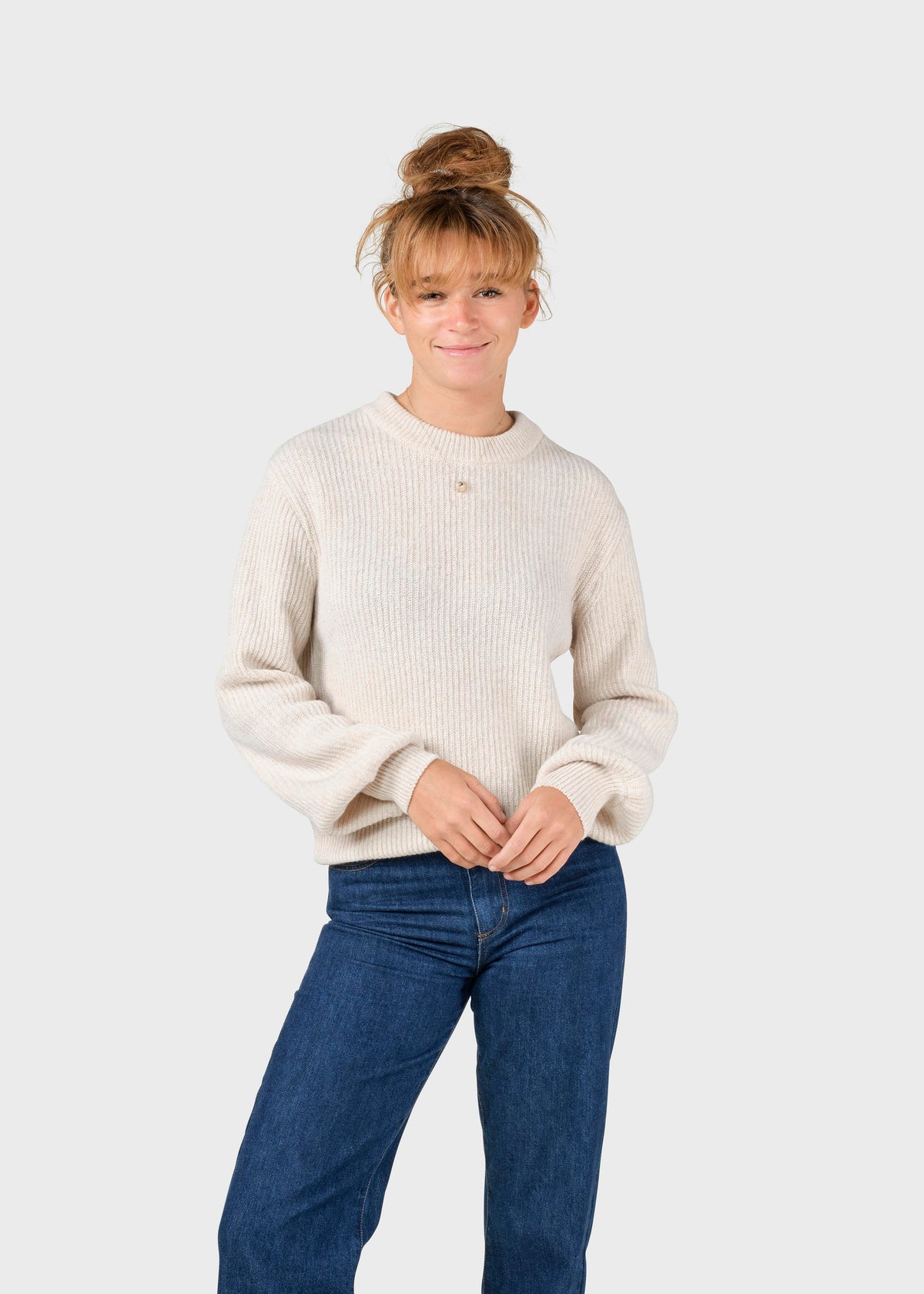 Klitmøller Collective ApS Gerda knit Knitted sweaters Pastel sand