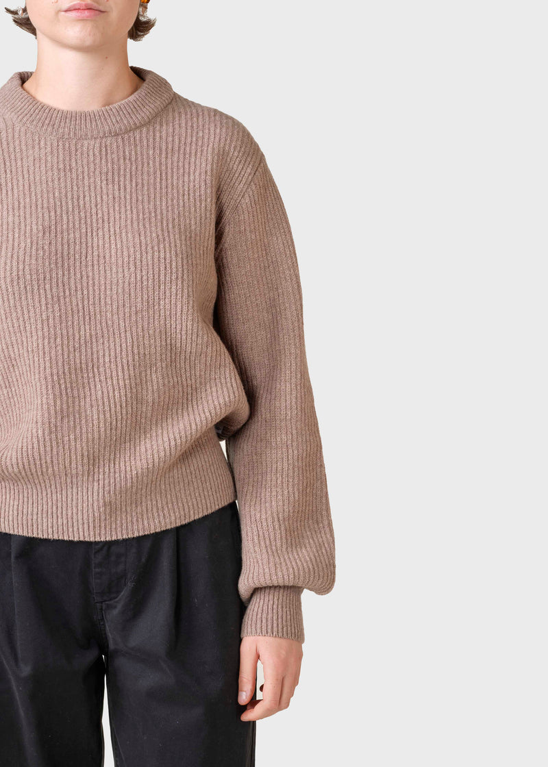 Klitmøller Collective ApS Gerda knit Knitted sweaters Sand