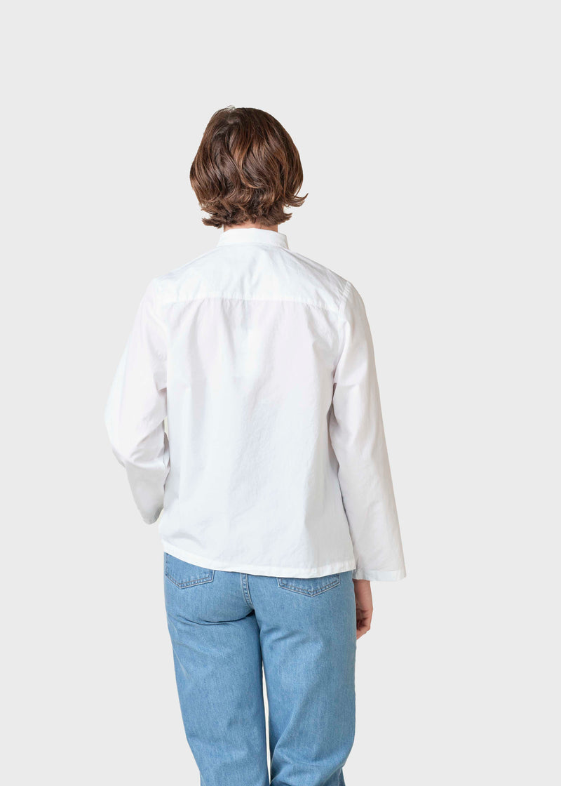 Klitmøller Collective ApS Gitte poplin shirt Shirts White