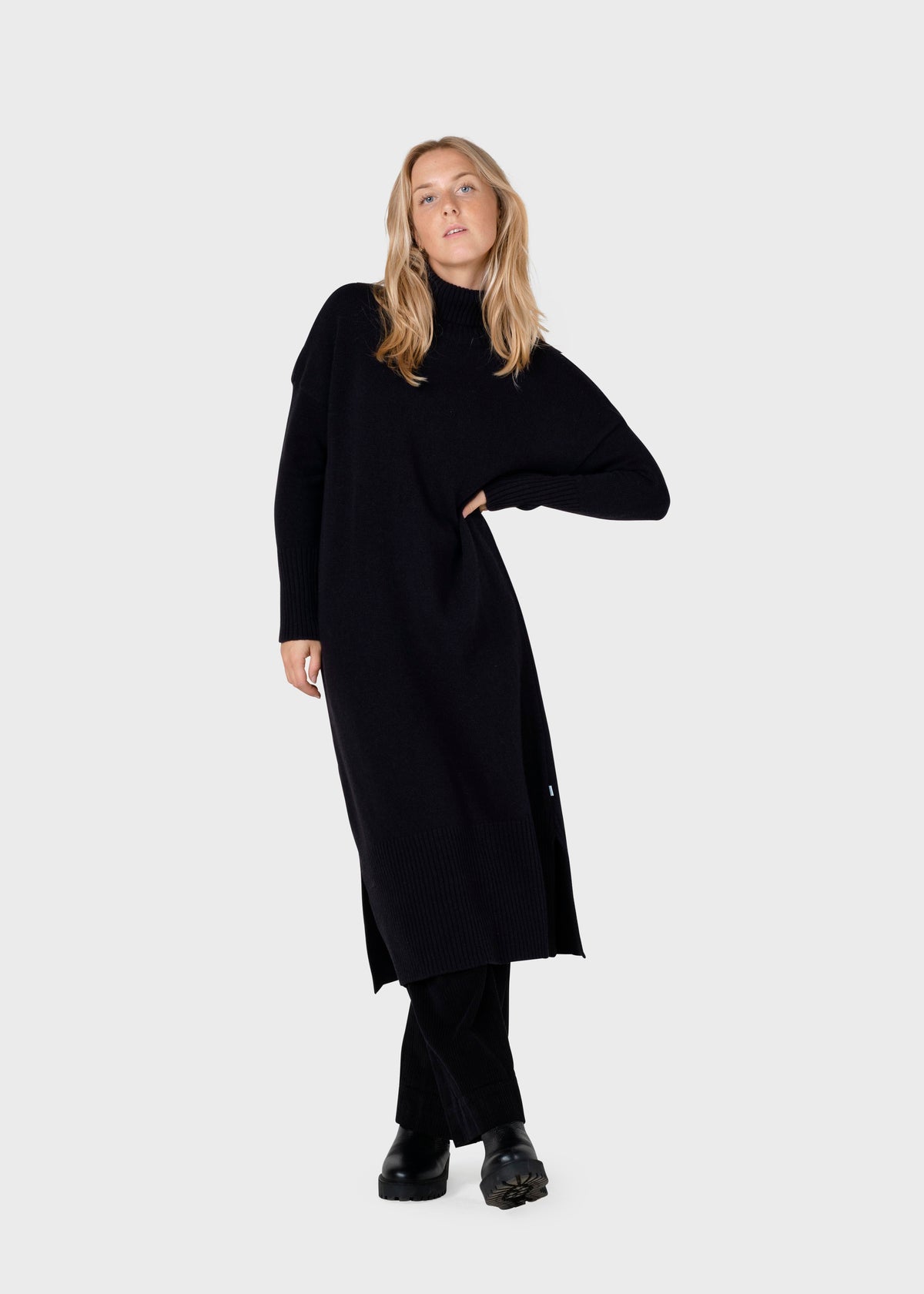 Klitmøller Collective ApS Gro knit dress Knitted sweaters Black