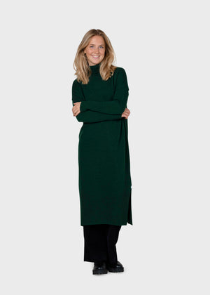 Gro knit dress - Moss Green