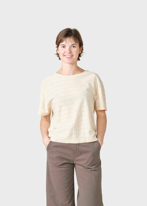 Klitmøller Collective ApS Harper tee OCS T-Shirts Cream