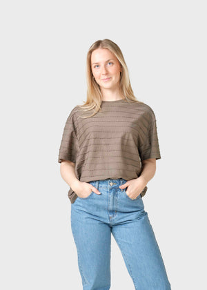 Klitmøller Collective ApS Harper tee OCS T-Shirts Taupe