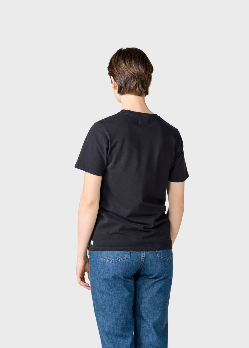Klitmøller Collective ApS Heart tee  T-Shirts Black