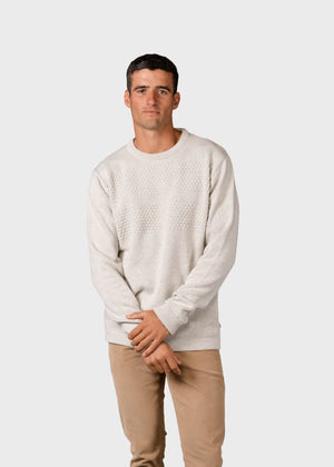 Klitmøller Collective ApS Herbert knit Knitted sweaters Cream melange