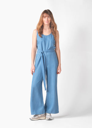 Klitmøller Collective ApS Herdis jumpsuit Jumpsuits Light blue chambrey
