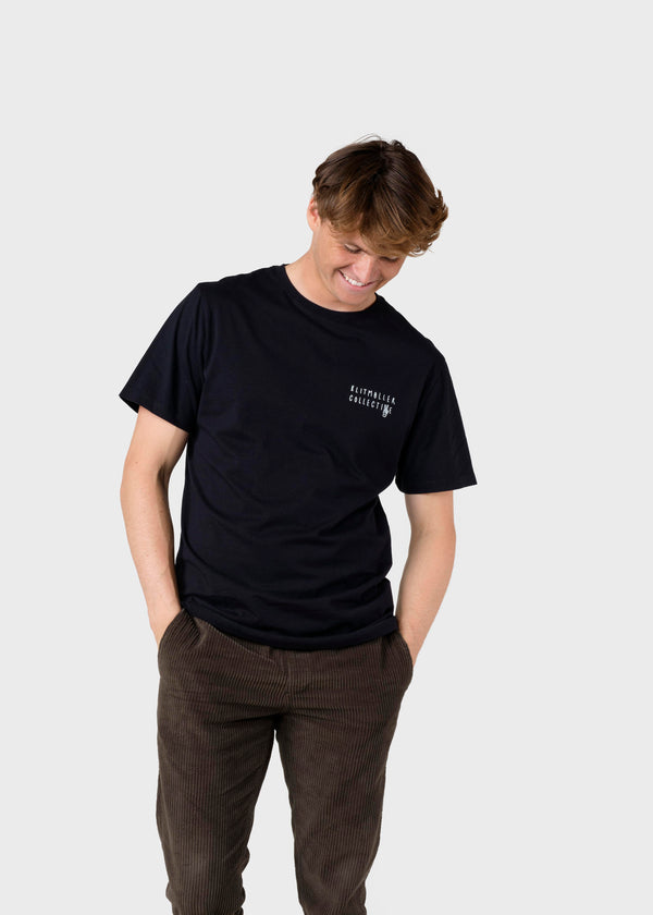 Klitmøller Collective ApS Hjalte tee  T-Shirts Black