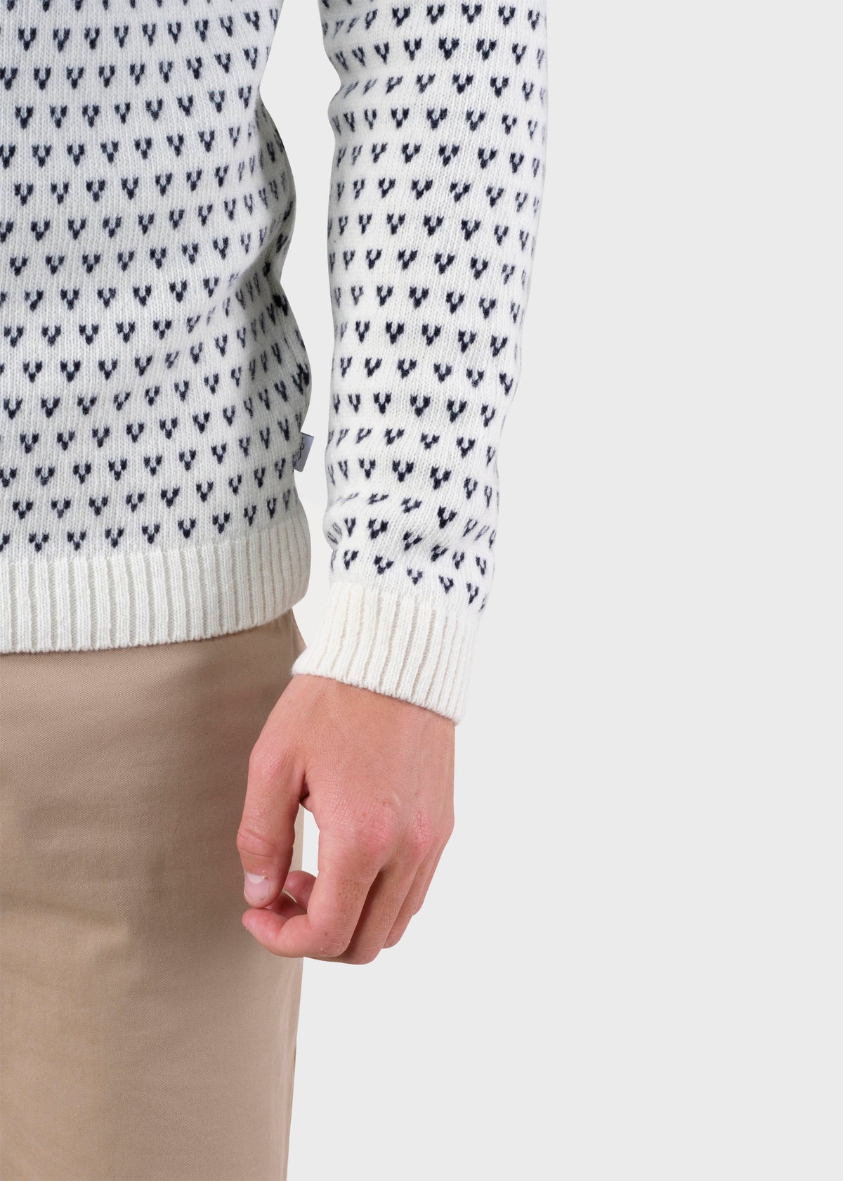 Klitmøller Collective ApS Hugo knit Knitted sweaters Cream/navy