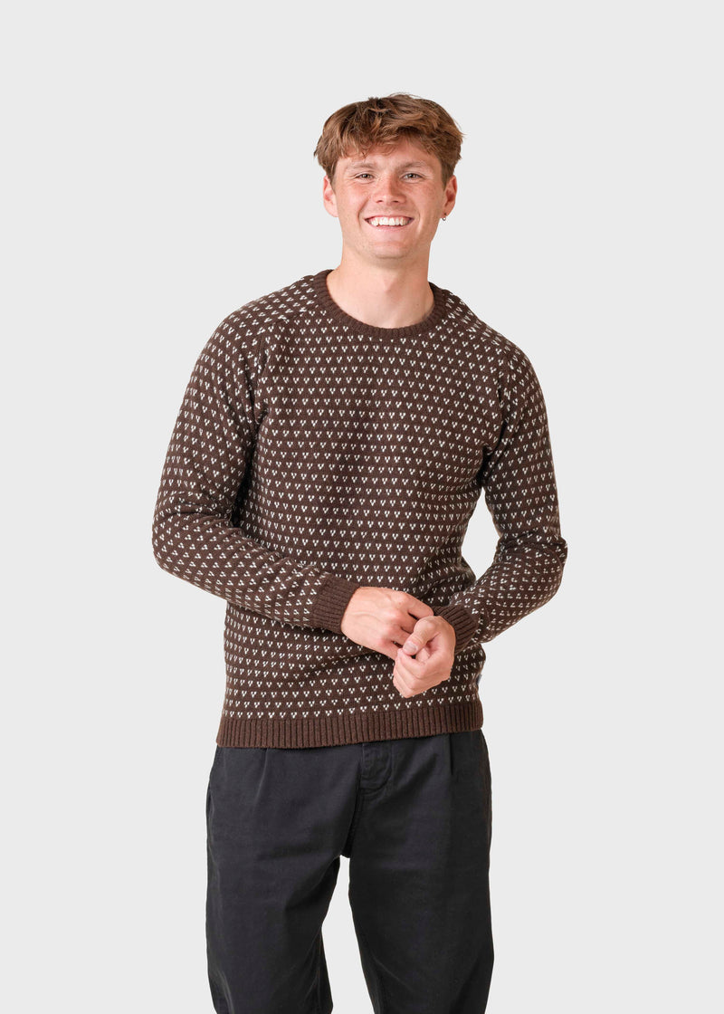 Klitmøller Collective ApS Hugo knit Knitted sweaters Earth/cream