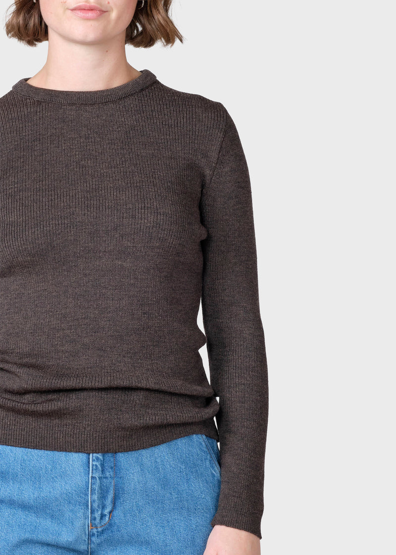 Klitmøller Collective ApS Ingrid knit Knitted sweaters Taupe