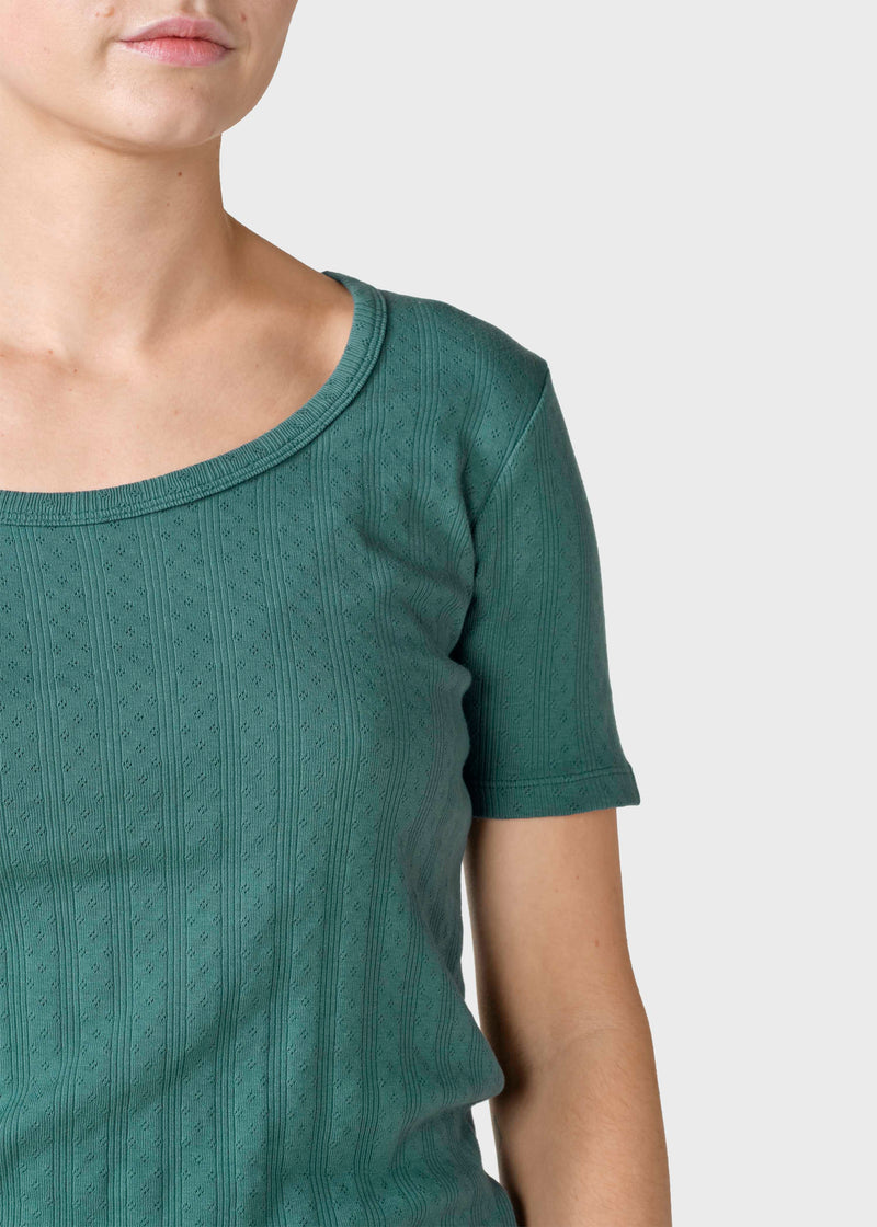 Klitmøller Collective ApS Iris tee  T-Shirts Moss Green