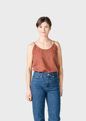 Klitmøller Collective ApS Isabella top  T-Shirts Terracotta