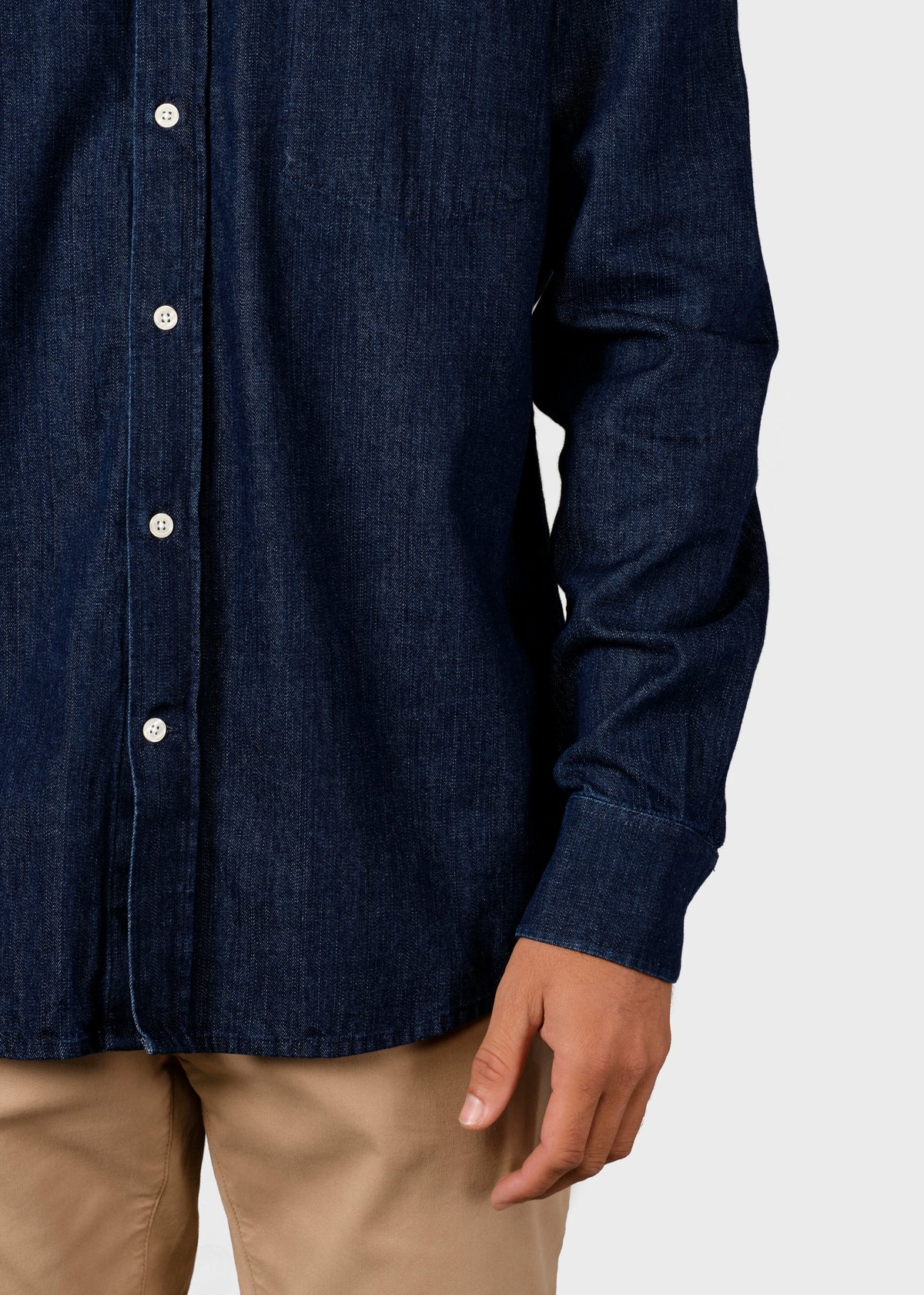 Klitmøller Collective ApS Jakob shirt Shirts Dark blue stonewash