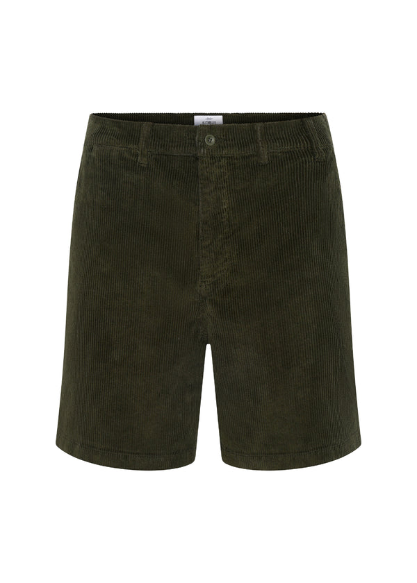 Klitmøller Collective ApS Jarvis cord shorts Walkshorts Olive