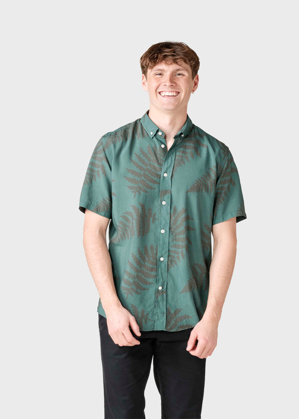 Klitmøller Collective ApS Jefferson shirt  Shirts Green tones